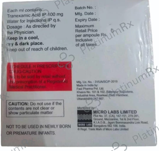 Mefril TX 100mg Injection 5ml