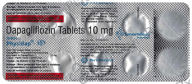 Physidap 10mg Tablet 10s