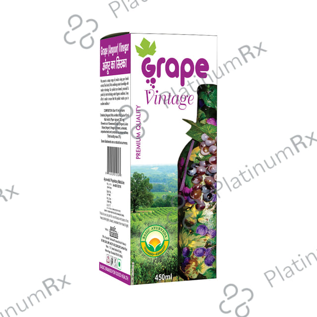 Basic Ayurveda Grape Vinegar