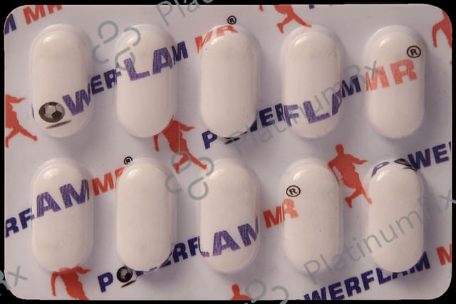 Powerflam 50mg Tablet MR 10s