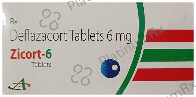 Zicort 6 Tablet 10 tablets Tablet Aziva Laboratories Pvt Ltd