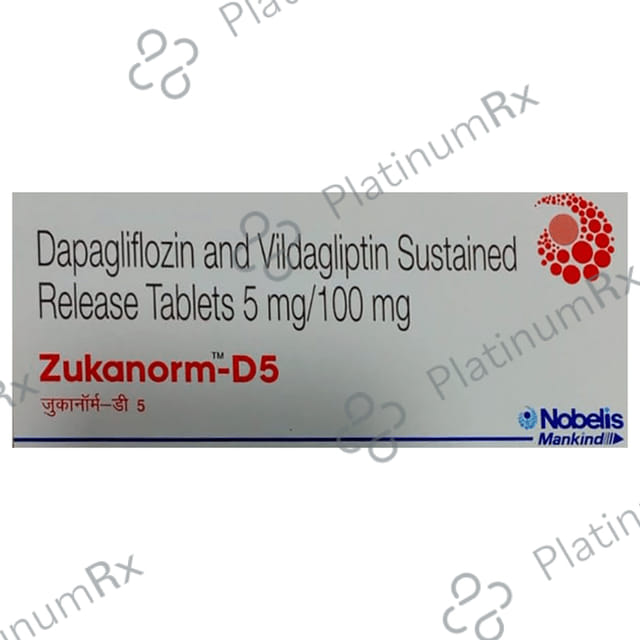 Zukanorm D 5/100mg Tablet SR 10s