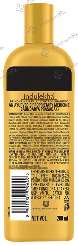 Indulekha Bringha Ayurvedic Shampoo 200ml