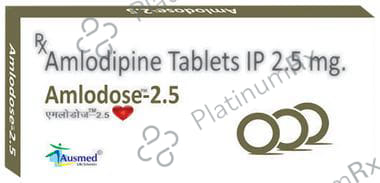 Amlodose 2.5mg Tablet 10s