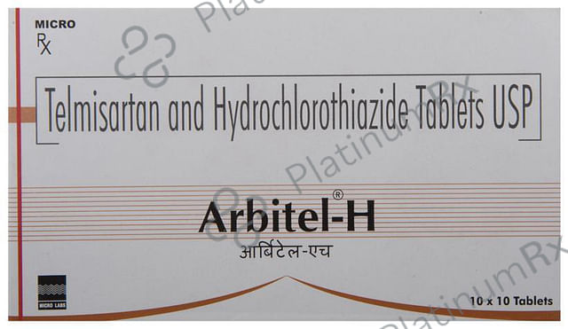 Arbitel H 12.5/40mg Tablet 10s