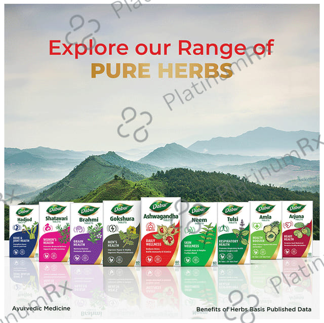 Dabur Pure Herbs Immunity Booster Ashwagandha Tablet