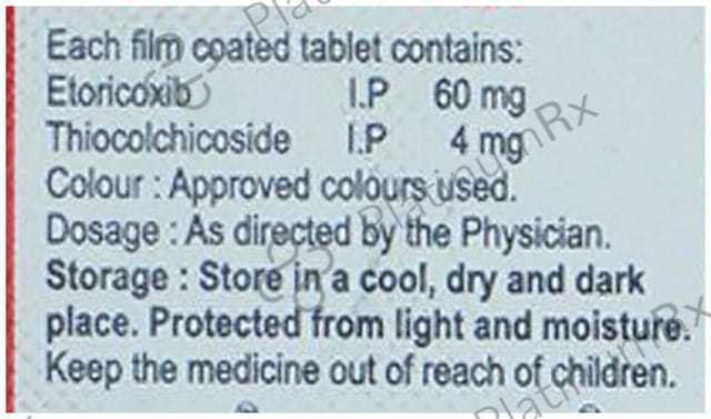 Coxitor MR 60mg/4mg Tablet 10s