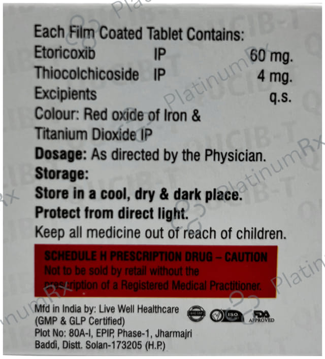 Qucib 60/4mg T Tablet 10s