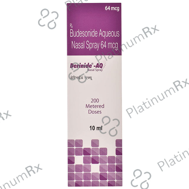 Derinide AQ 64mcg Nasal Spray 10ml