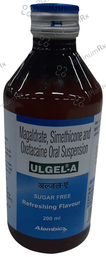 Ulgel A Sugar Free Refreshing Flavour Oral Suspension 200ml