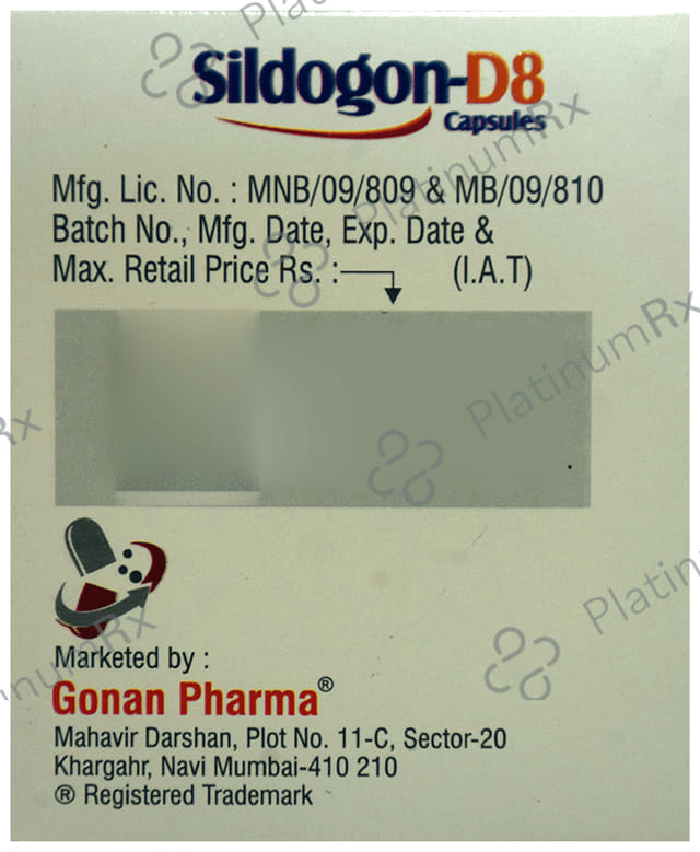 Sildogon D 8/0.5mg Capsule 10s
