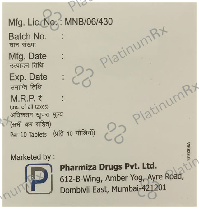 Gluvoid M 10/500mg Tablet ER 10s