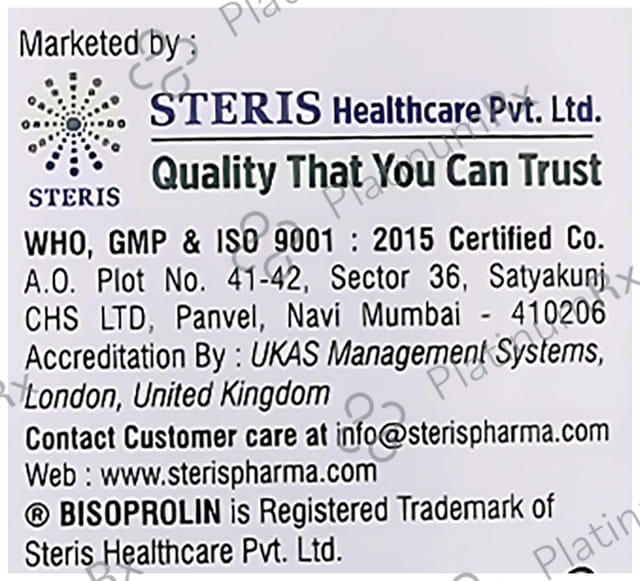 Bisoprolin 5mg Tablet 10s