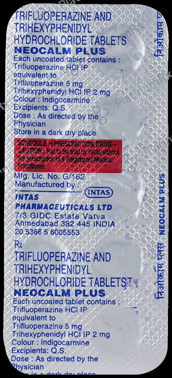 Neocalm Plus 5/2mg Tablet 10s