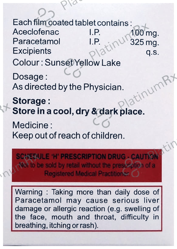 Humanc P 100/325mg Tablet 10s