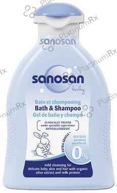 Sanosan Baby Bath & Shampoo 200ml