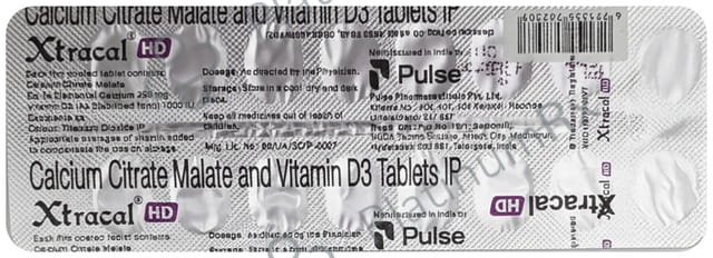 Xtracal HD 250mg/1000IU Tablet 15s
