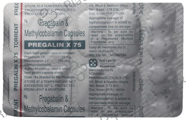 Pregalin X 75 Capsule 10 capsules