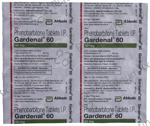 Gardenal 60 Tablet 30 Tablet