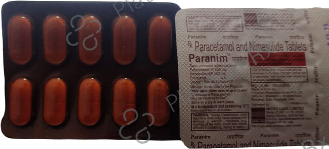 Paranim 100/325mg Tablet 10s