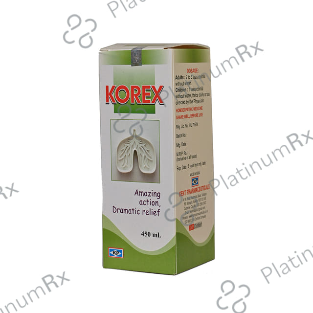 Kent's Korex Syrup 450 ml