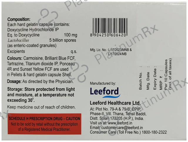 Doxynec 100mg Capsule