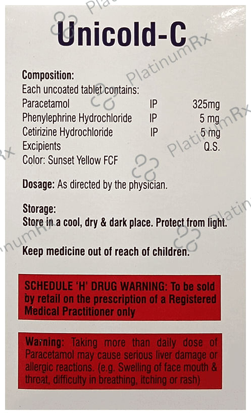 Unicold-C Tablet