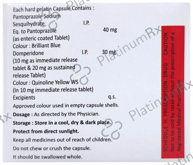 Pantovil Duo 30/40mg Capsule SR 10s