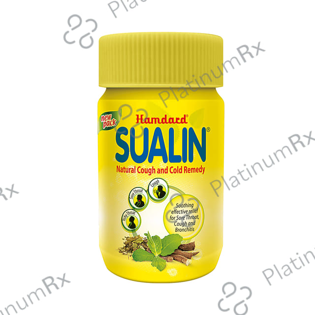 Hamdard Sualin Natural Cough & Cold Remedy - Relieves Itchy & Sore Throat 60 tablets