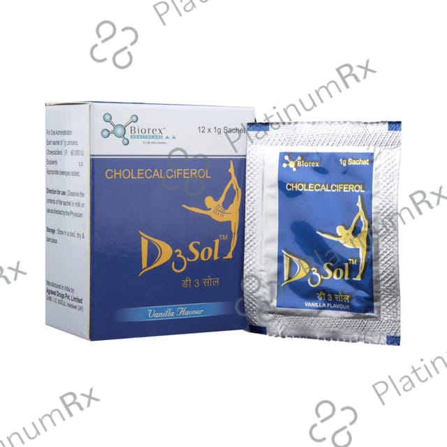 D3Sol Sachet Vanilla