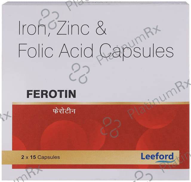 Ferotin 100/1/22.5mg Capsule 15s