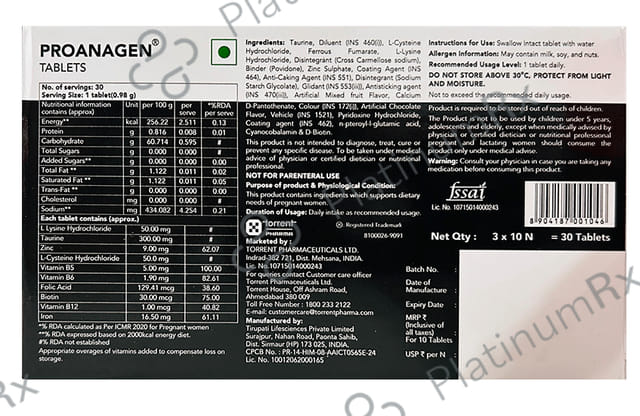 Proanagen Tablet 10s