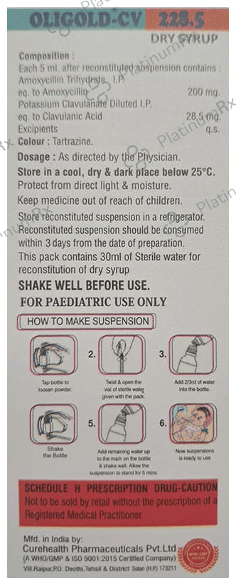 Oligold-CV 228.5 Dry Syrup