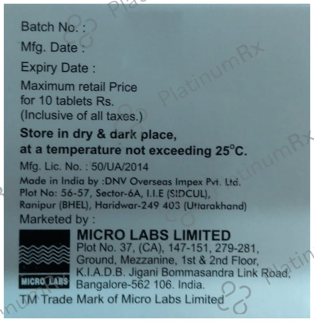 Zilarta CT 40/12.5mg Tablet 10s