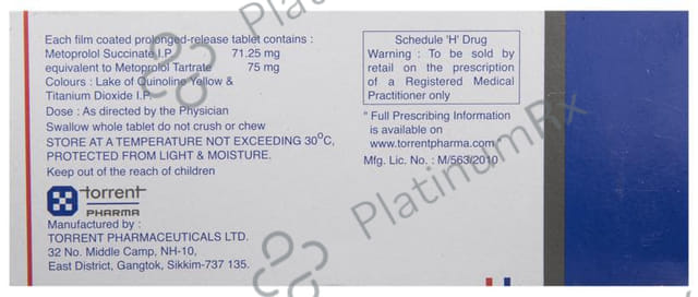 Metocard XL 75mg Tablet 10s