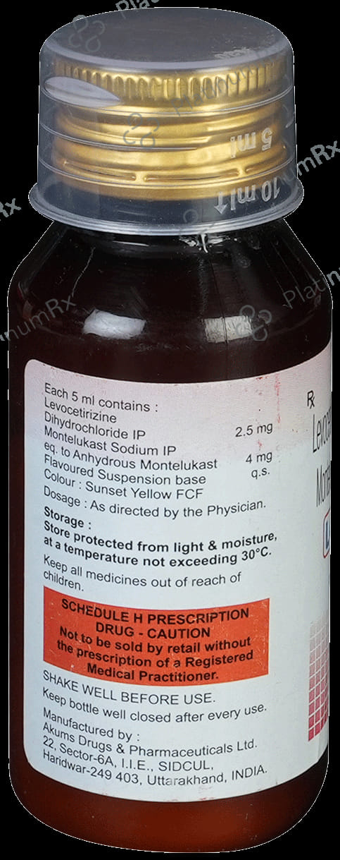 LCZ Mont 5/10mg Suspension 60ml