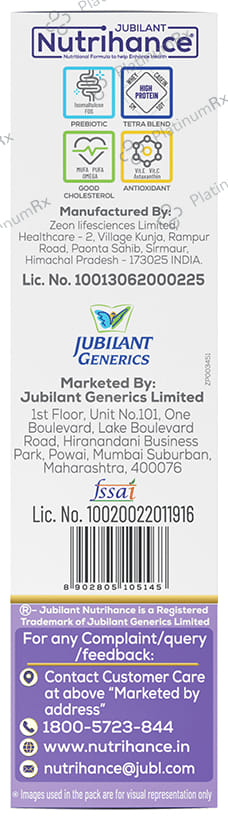 Jubilant Nutrihance Vanilla Powder 200gm