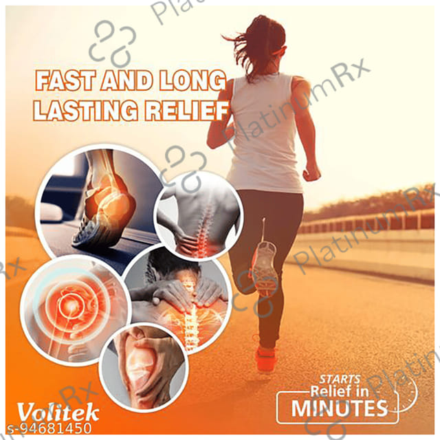 Volitek Pain Relief Gel (50gm Each) 2 Tube