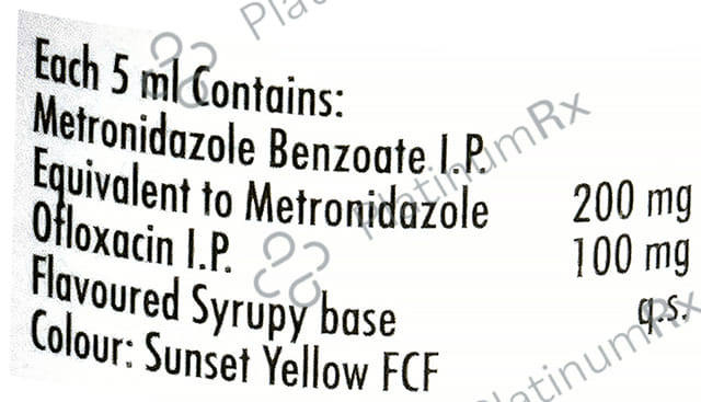 Flagyl OF 200/100mg Suspension 60ml
