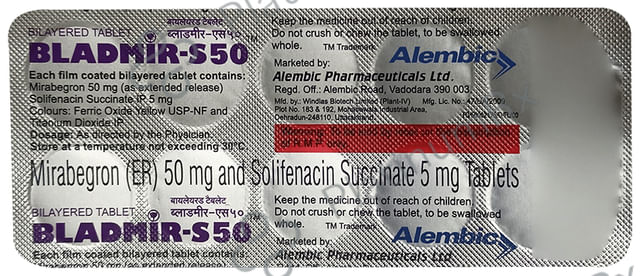 Bladmir S 50/5mg Tablet ER 10s