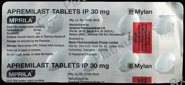 Mprila 30mg Tablet 10s