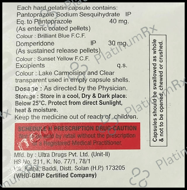 Paneska D 30mg/40mg Capsule SR