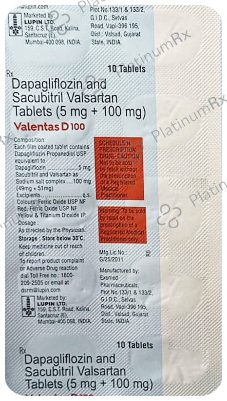 Valentas D 100mg Tablet 10s