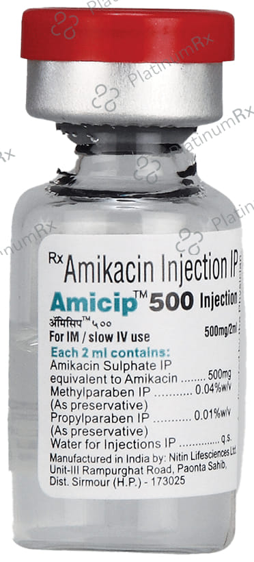 Amicip 500mg Injection 2ml