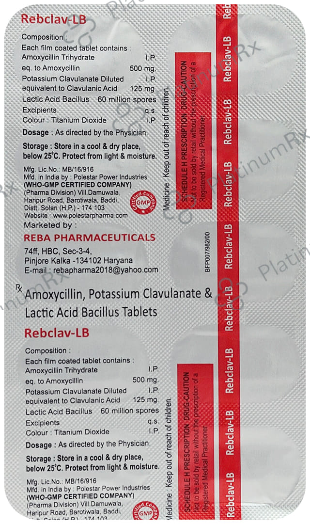 Rebclav LB Tablet 10s