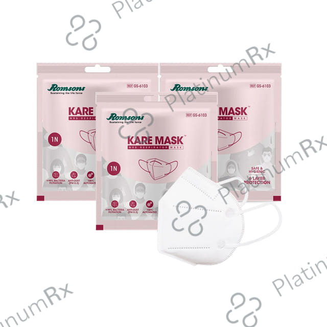 Romsons Kare Mask N95 Respirator Mask 3s
