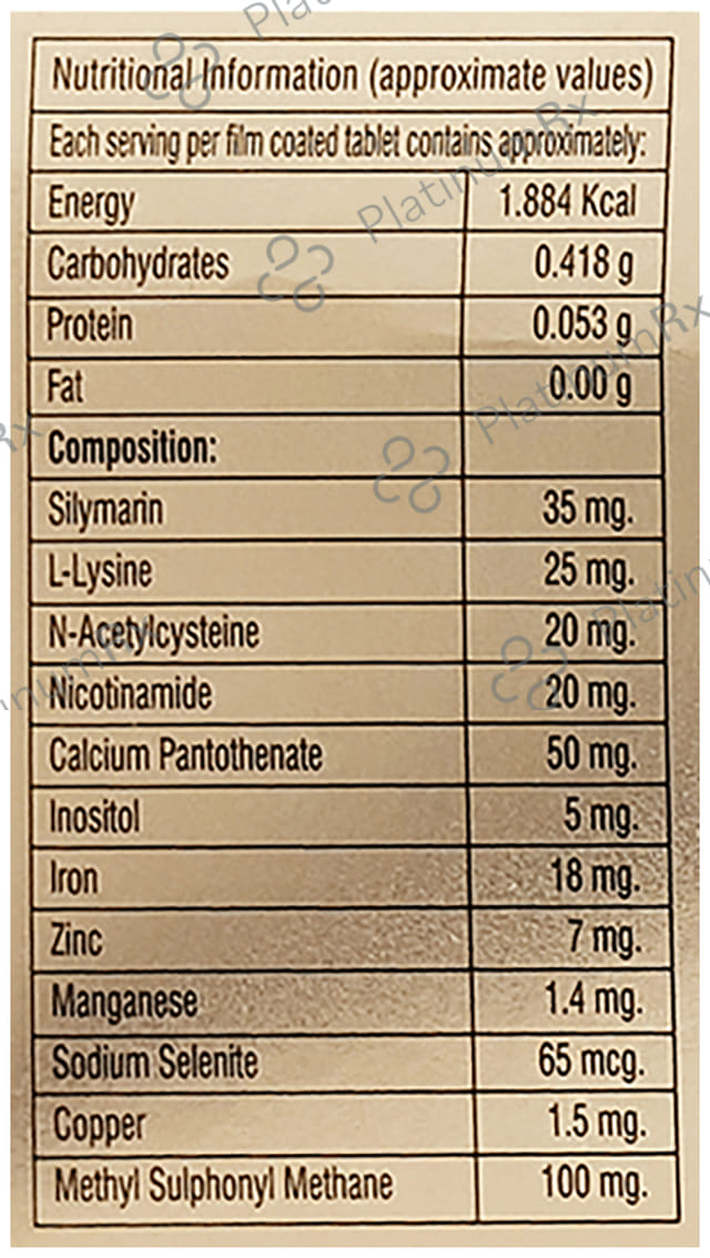 Vitrace Gold Tablet 10s
