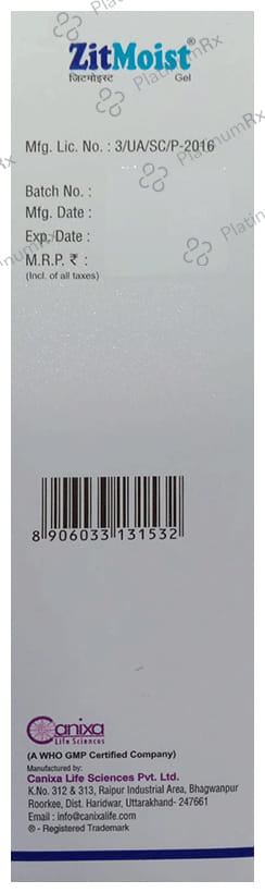 Zitmoist Gel 50gm