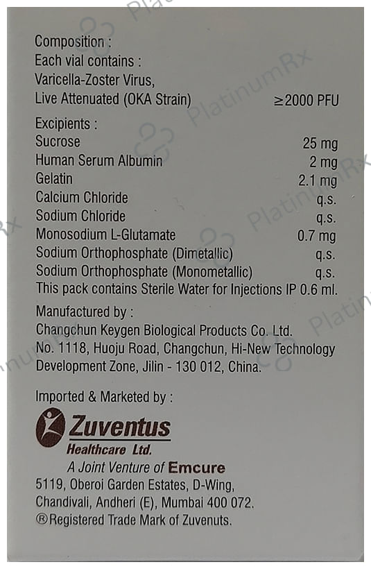 Zuvicella Vaccine