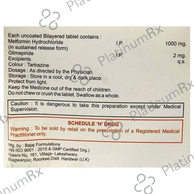 Glimzen-M2 Fotre Tablet SR